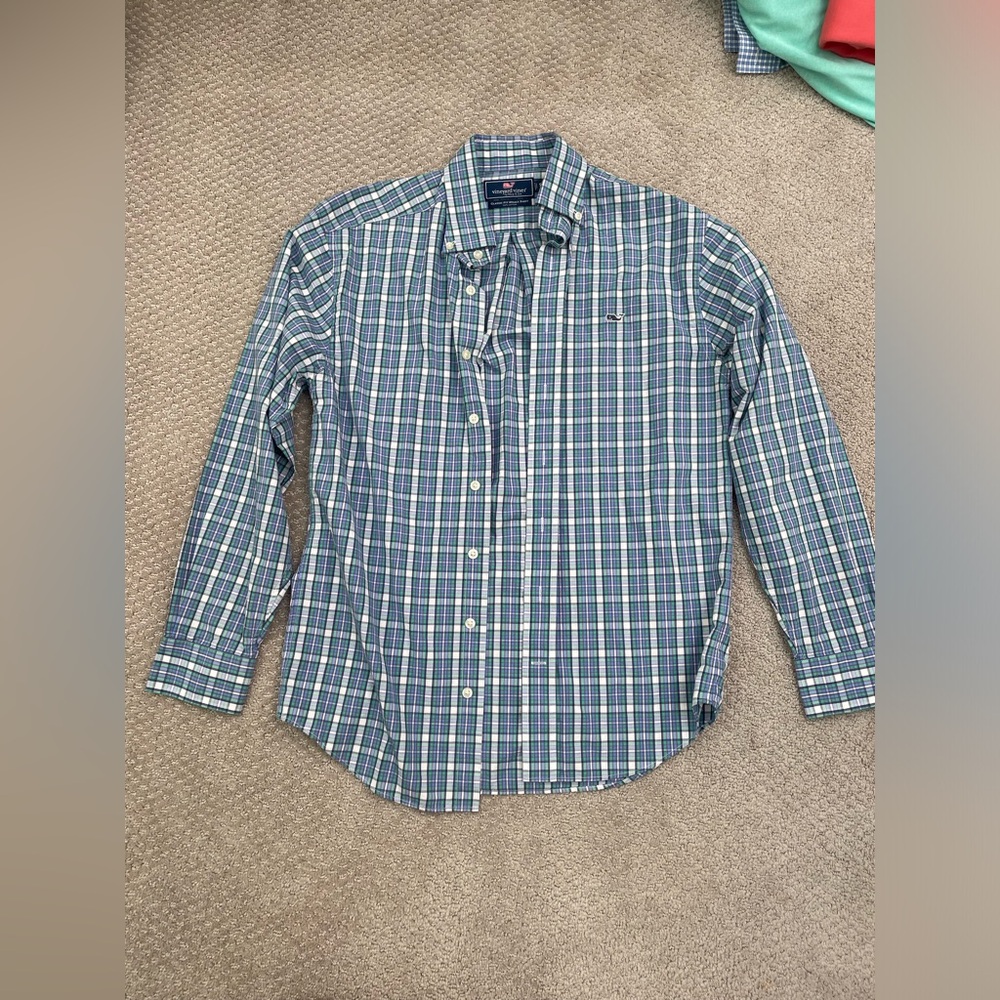 Vineyard Vines Classic Fit Whale Shirt